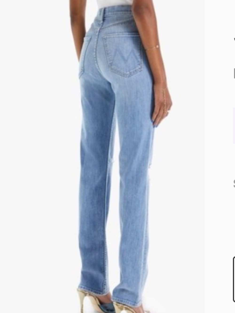 MOTHER High Waisted Rider Skimp Size 27